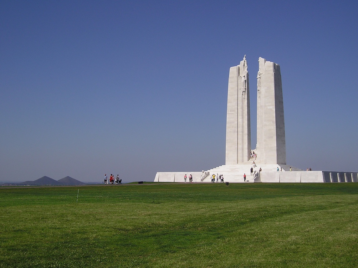 Mémorial canadien de Vimy inscrit à l'Unesco en tant que sites funéraires et mémoriels de la Première Guerre mondiale (front ouest)