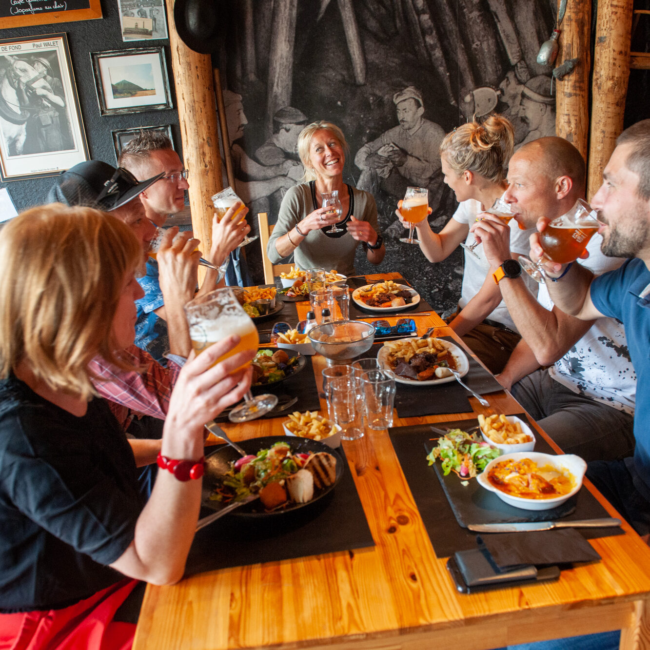 Repas entre amis chez A l'Fosse 7