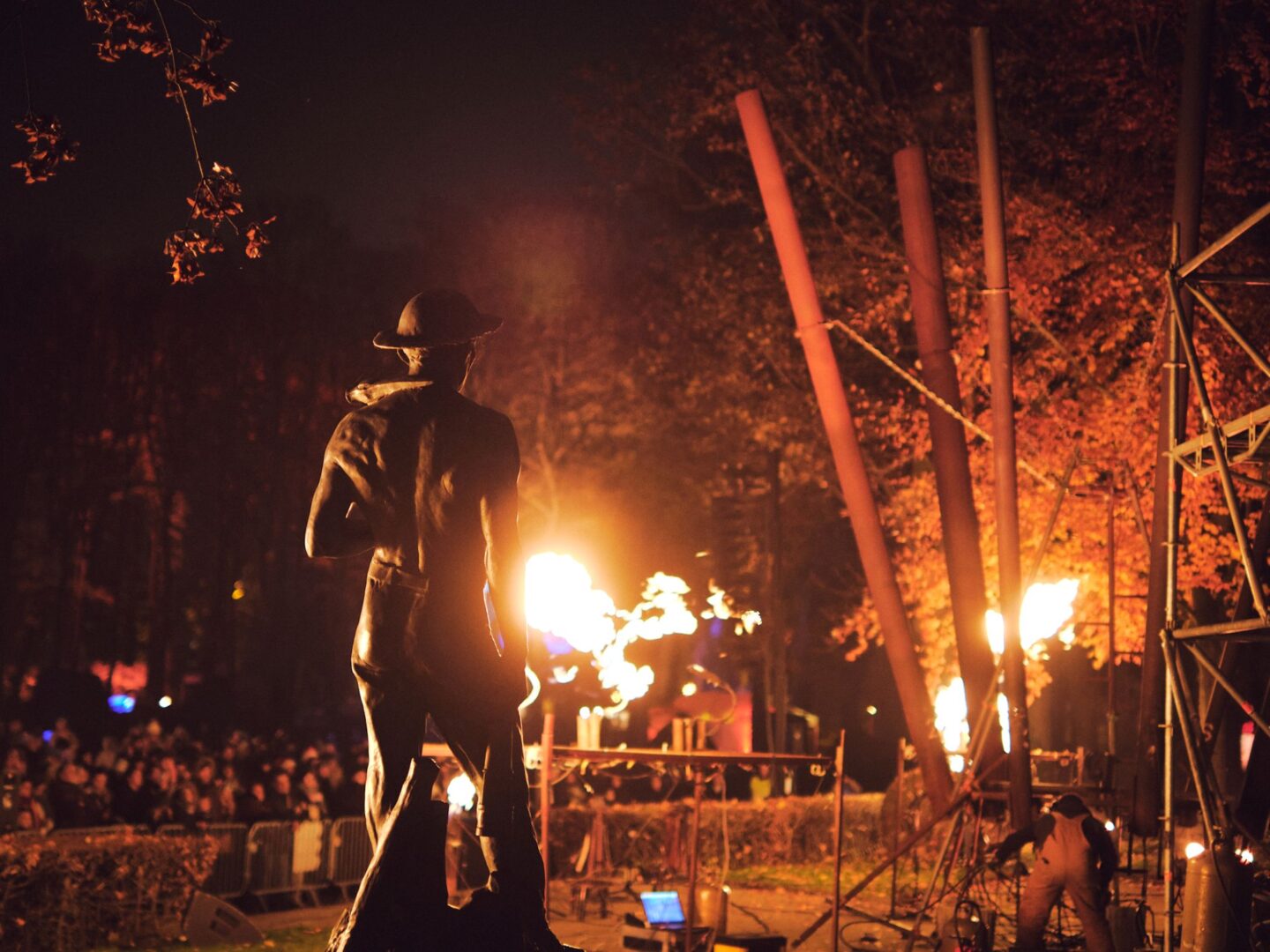 Festival de la Sainte Barbe dans les jardins de la Fac Jean Perrin à Lens ©Florent Burton